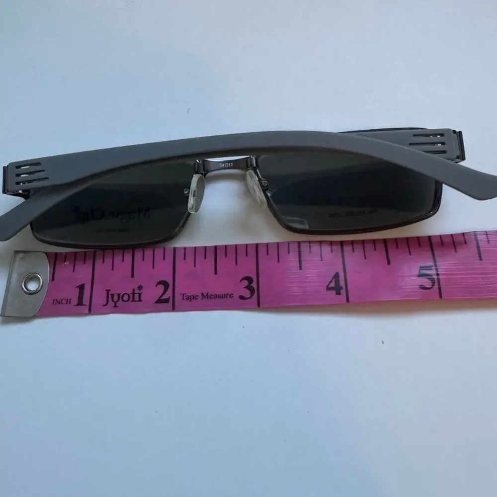 NWOT MAGIC CLIP M 422 Eyeglasses Matte Satin Gun 54-17-145